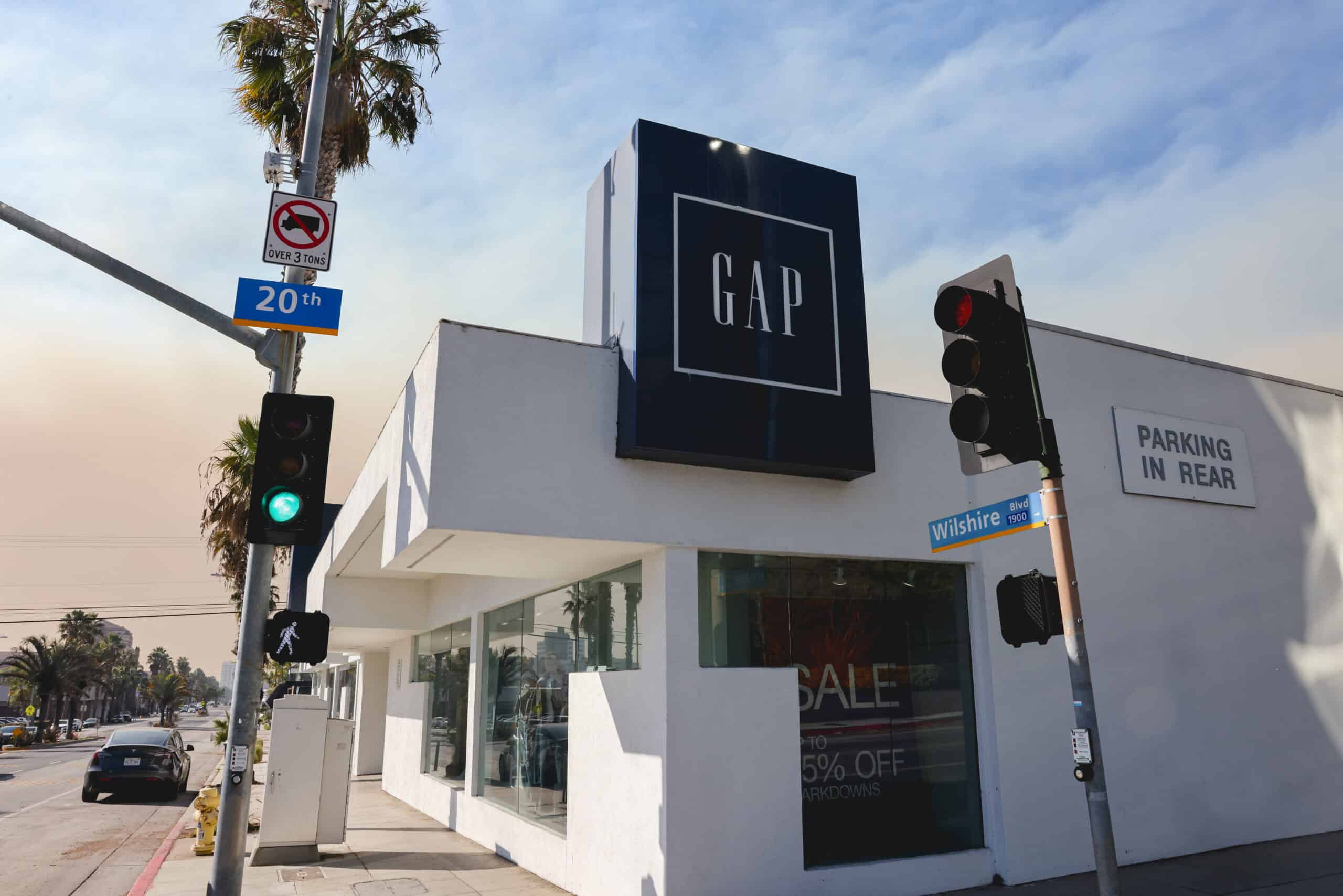 The exterior of a Gap store, GapStudio