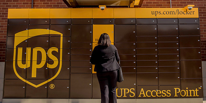 UPS Access Point locker