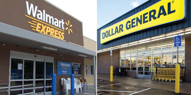 Walmart, Dollar General