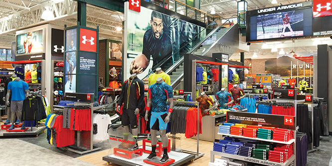 Under Armour display