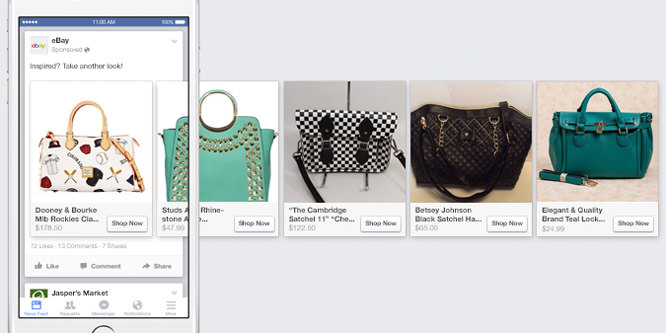 Facebook customizes ads to local inventories