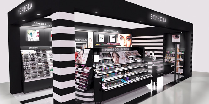 Sephora scales down for scaled-down Penney's