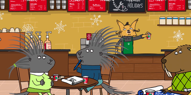 Starbucks launches its own branded web cartoon