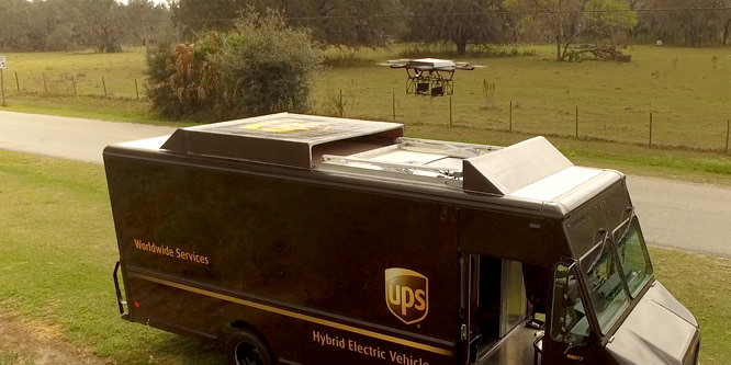 Can UPS fly past Amazon in drone delivery?