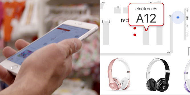Target guides customers through the aisles with beacons