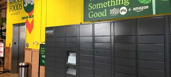 Are Amazon lockers turning Whole Foods into a quick shop destination?