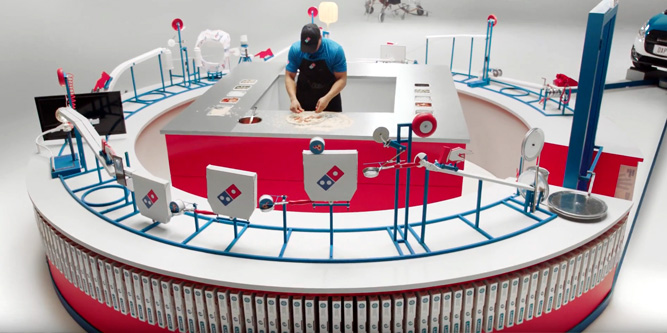 Will a mobile game and free pizza combo deliver sales for Domino’s?