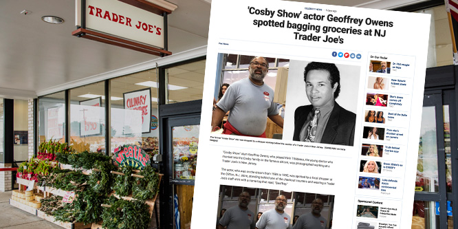 ‘Cosby Show’ star’s experience shows work is different at Trader Joe’s