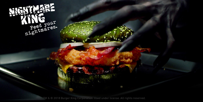Why is Burger King offering nightmares to go with its new sandwich?