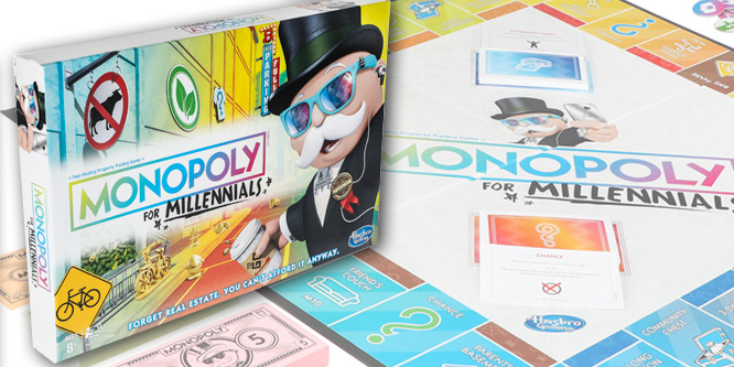 Is Hasbro trolling Millennials with its new Monopoly game sold by Walmart?