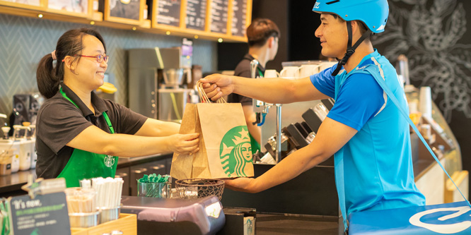 Does Starbucks have a big delivery opportunity?