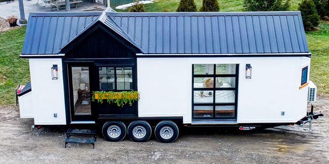 Is Allswell with Walmart's tiny house tour?
