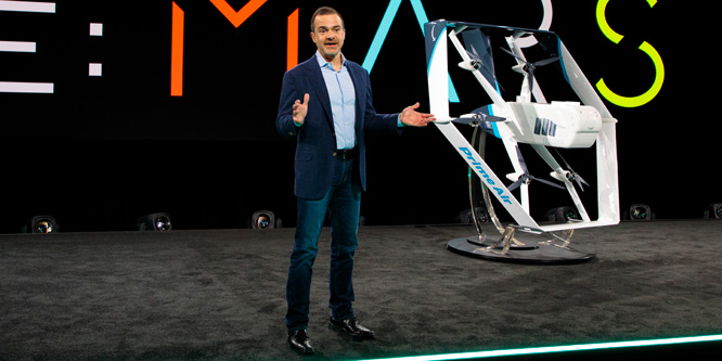 How long before Amazon launches its fleet of drones?