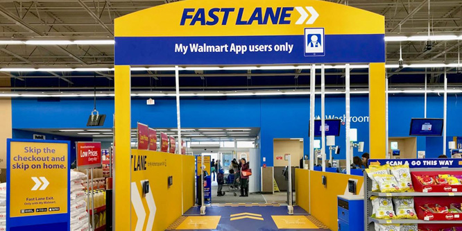 Walmart’s checkout pilot puts shoppers in the fast lane