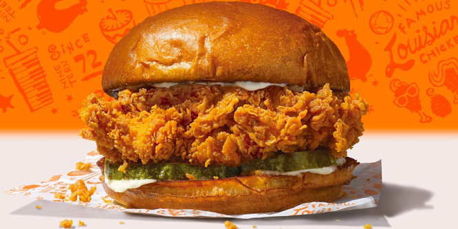 How to make a big deal out of a chicken sandwich