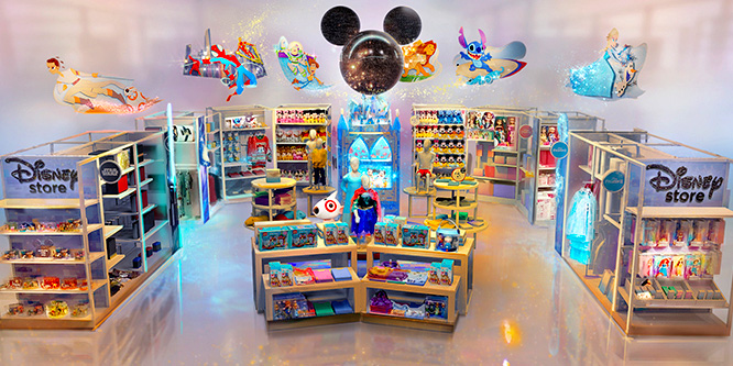 Will Disney shops entertain guests inside Target’s stores?
