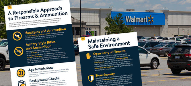 Will Walmart’s customers accept its rejection of the firearms ‘status quo’?