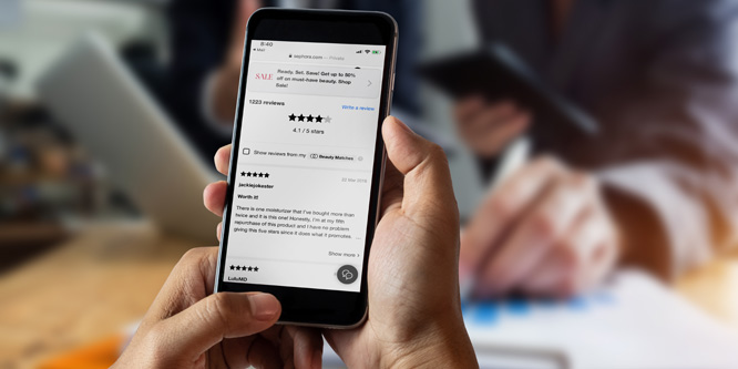 What should retailers do when brands post fake reviews?