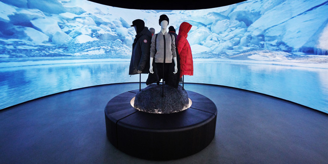 Canada Goose brings snow but no inventory to new concept store