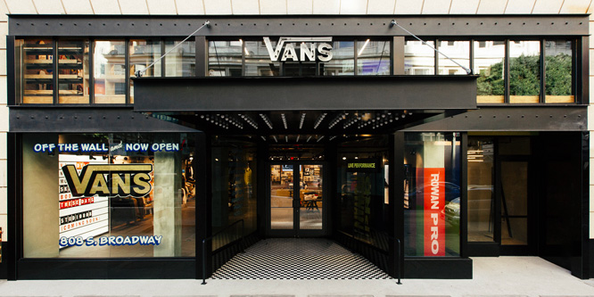 New Vans store designed as an homage to 