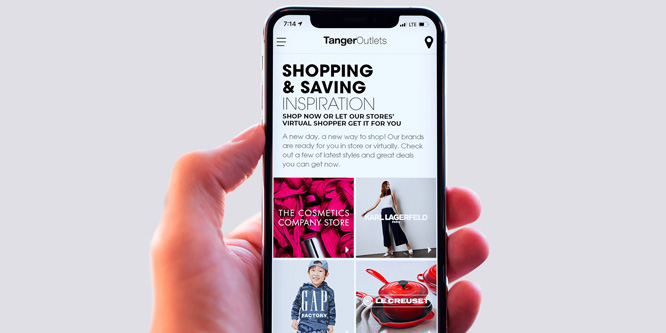 Tanger Outlets brings personal shopper services online