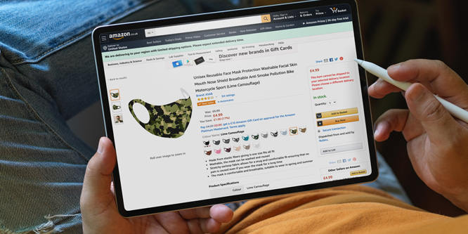 Will Amazon become the go-to place to buy face masks?