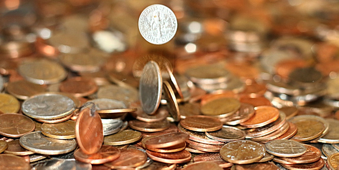 Retailers hunt for spare change
