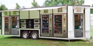 Can remotely managed mobile-marts safely bring groceries to areas in need?