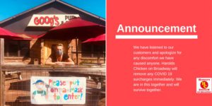 Should restaurants charge a pandemic fee?