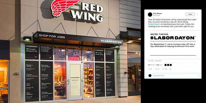 Has Red Wing created a new standard for Labor Day promotions?