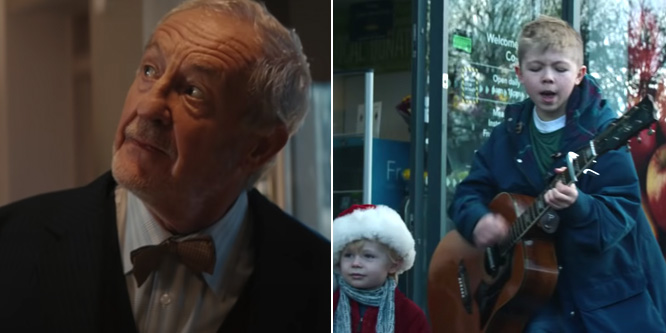 Commercials show the magic behind good deeds and Christmas surprises