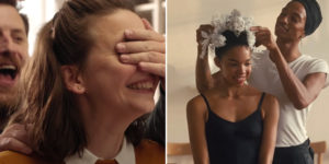 Christmas ads show gift-giving in completely different lives