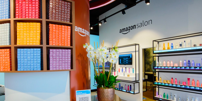 Why did Amazon open a hair salon?