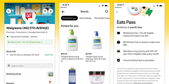 Walgreens inks a deal with Uber Eats to expand same-day deliveries