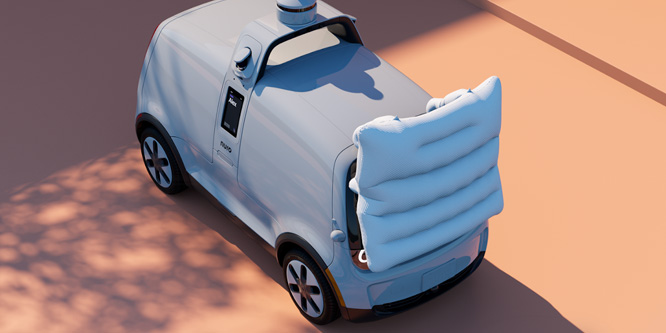 Will airbags calm fears about driverless vehicles?