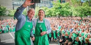 Howard Schultz is back again at Starbucks