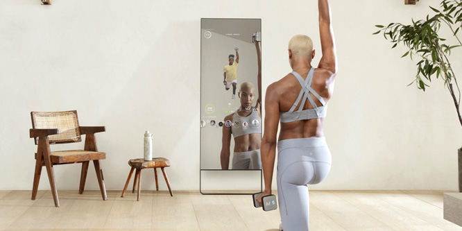 What it's like using the Lululemon home workout Mirror
