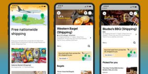 Uber Eats ships big city meals nationwide