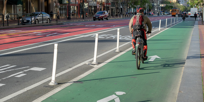 Are bike lanes good for retail?