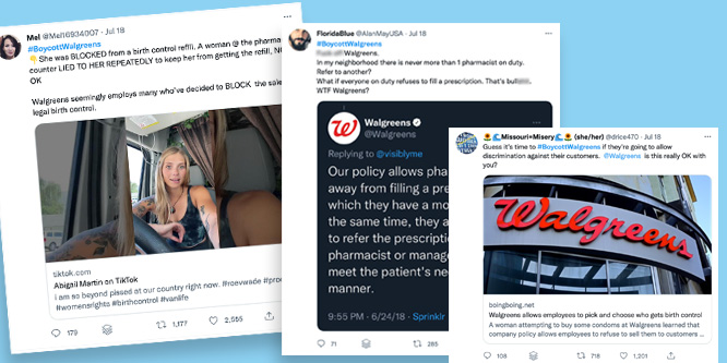 Does Walgreens have the right response to defuse growing calls to boycott the chain?