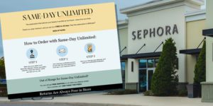 Does Sephora need a same-day delivery subscription?