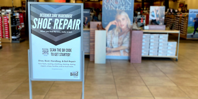 DSW is adding shoe repair services throughout its stores