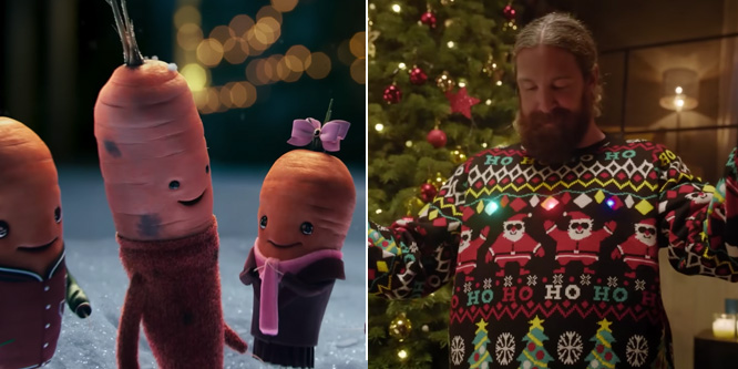 Aldi UK vs. Lidl (Germany) match up in the RetailWire Christmas Commercial Challenge