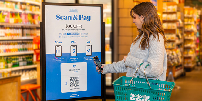 Instacart enters the competition for in-store scan-and-go