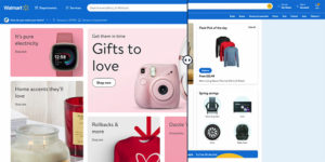 Walmart website update comparison