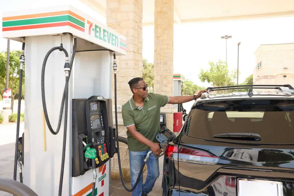 7-Eleven rewards members can fuel up for less.