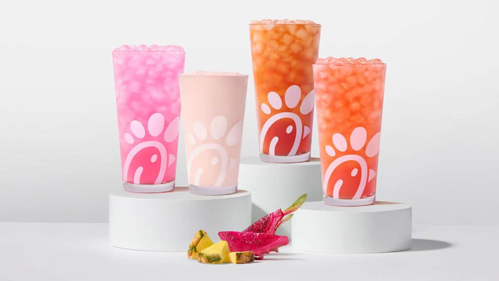 Chick-fil-A's Pineapple Dragonfruit beverages