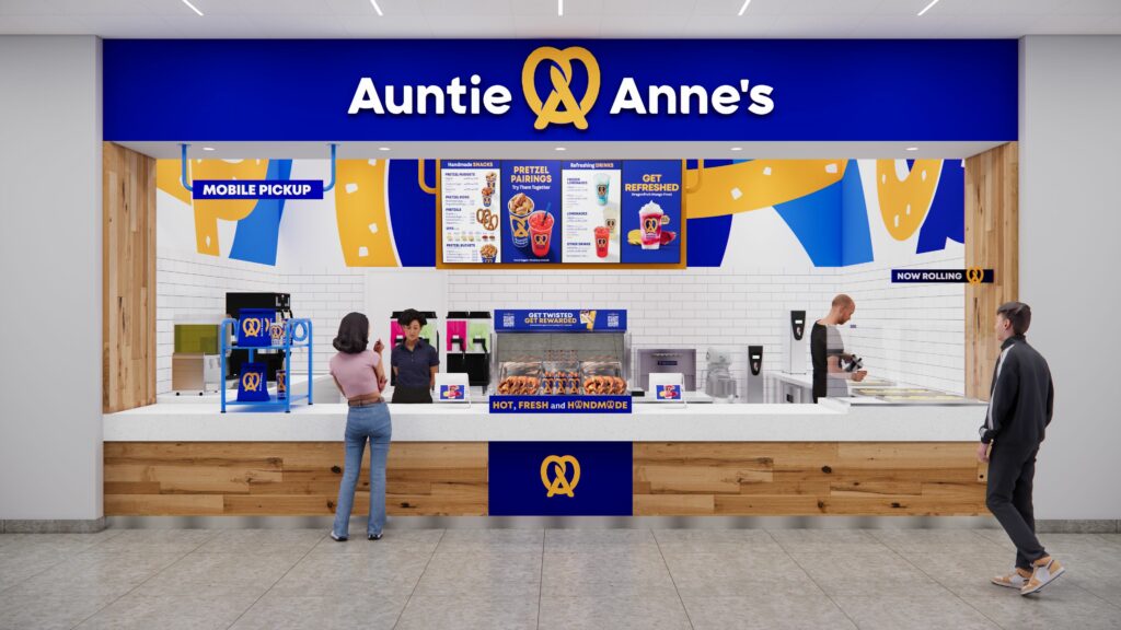 Auntie Anne’s Launches Modern New Store Design, Blending Nostalgia and Convenience