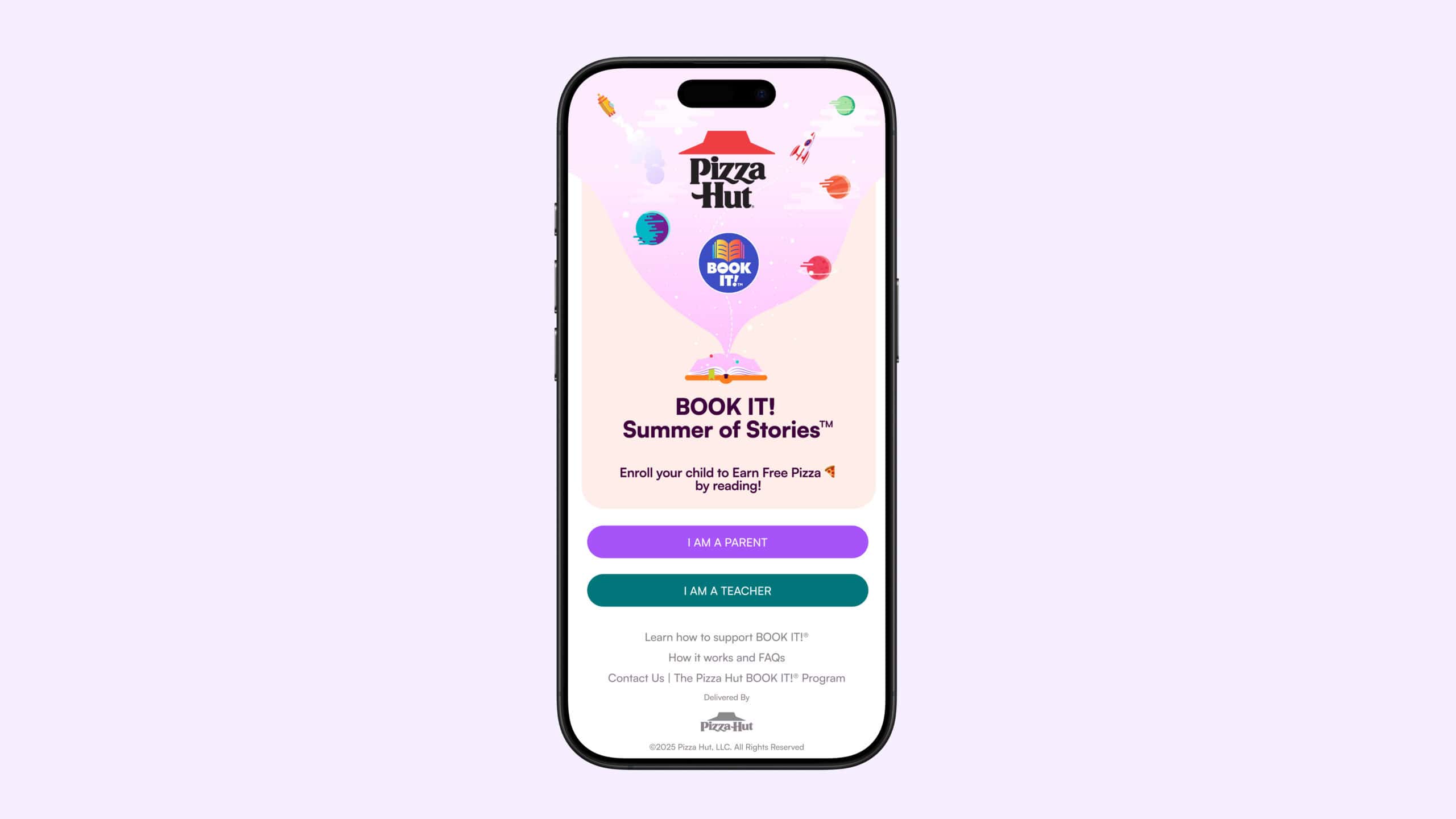 Pizza Hut's BOOK IT!