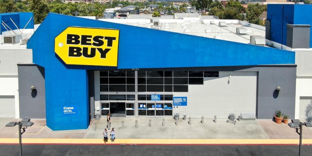 Front of a Best Buy store